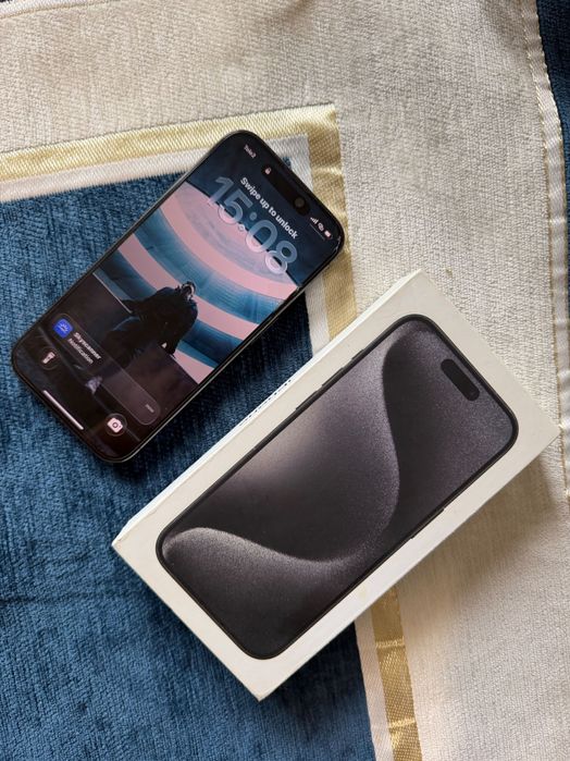 Продается iPhone 15 Pro 128 GB, черный цвет.