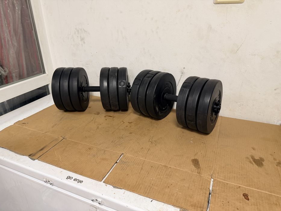 Gantere reglabile set 60 kg noi, 30 kg+30 kg=60 kg, pret promo 350 lei