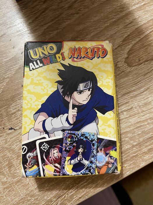 carti de joc uno cu narutto