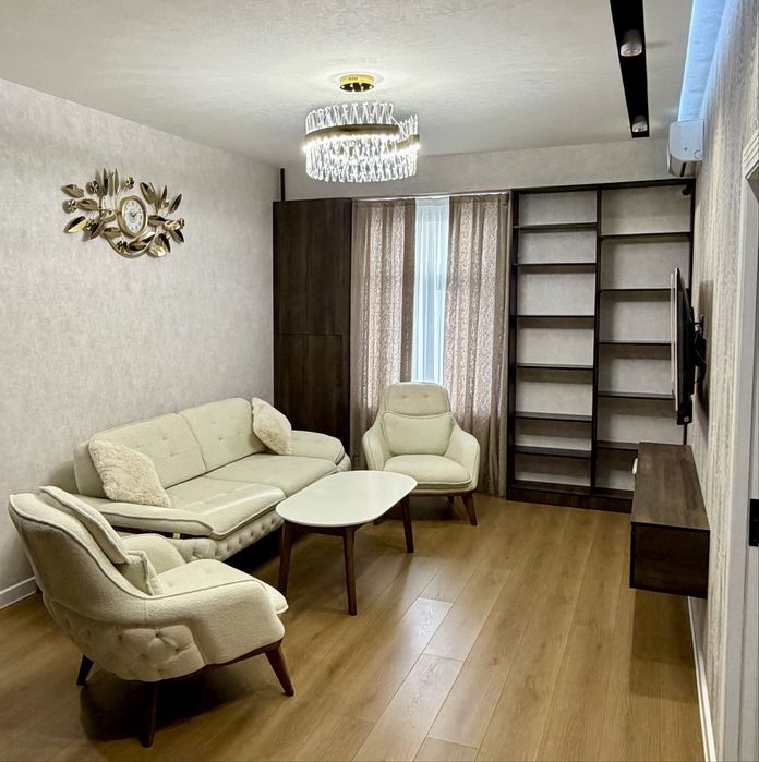 Новостройка с кадастром 2 ком студия 3 эт, 55 кв. м. Рудакий-Макаронка