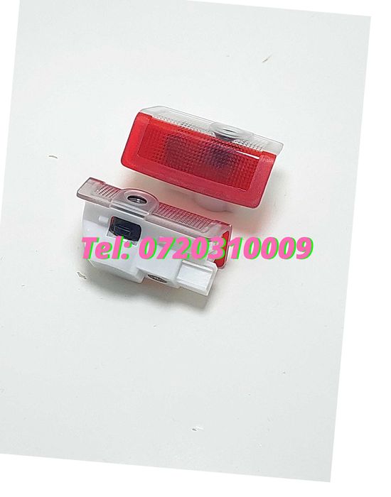 Set 2 Proiectoare Led Cu Logo Mercedes A B C E M Class