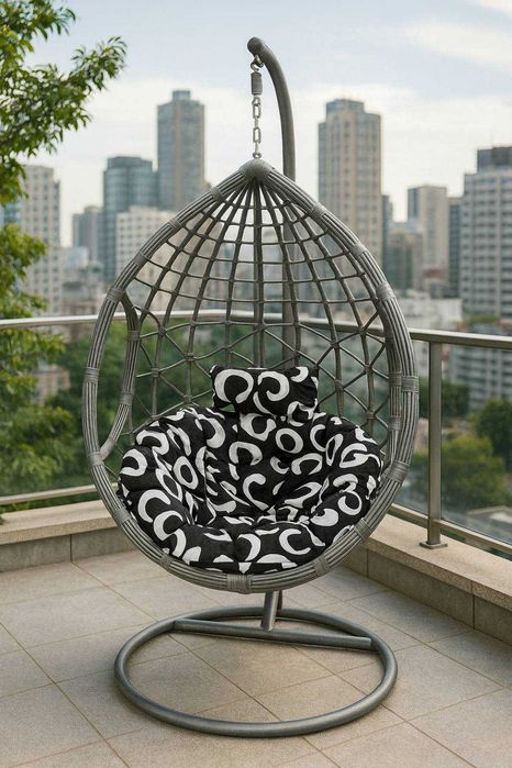 Люлка-градинска люлка -висяща, тип яйце-гнездо