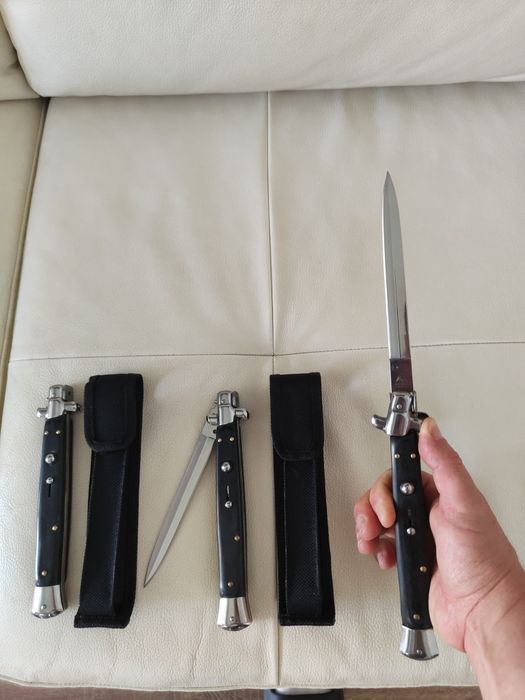 Stileto 34cm - Briceag Vanatoare, Cuțit Camping, Model Italian