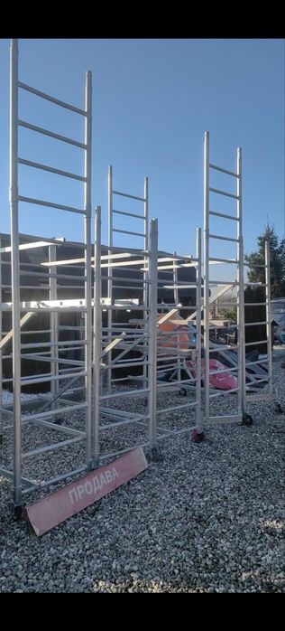 Мобилни алуминиеви скелета под наем - Размери по ваш избор!