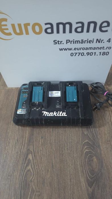 Incarcator dual Makita DC18RD 7.2-18V, 2 sloturi, 220-240V, cu -P-
