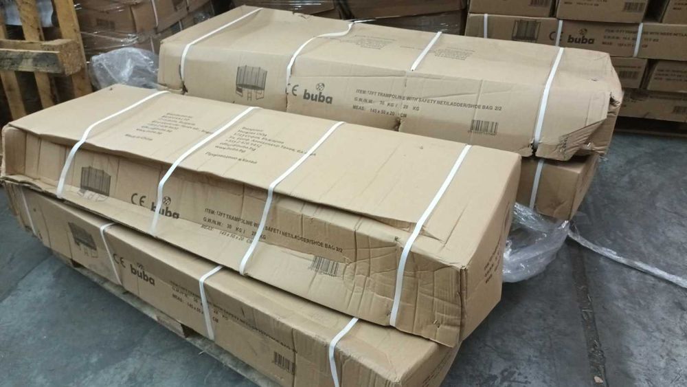 Батут / трамплин 12FT (366 см) с мрежа и стълба, НАРУШЕНА ОПАКОВКА