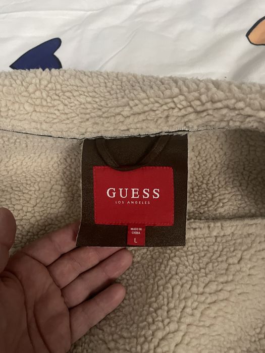 Geaca Piele Naturala Blana Guess