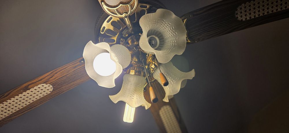 Lustra cu ventilator