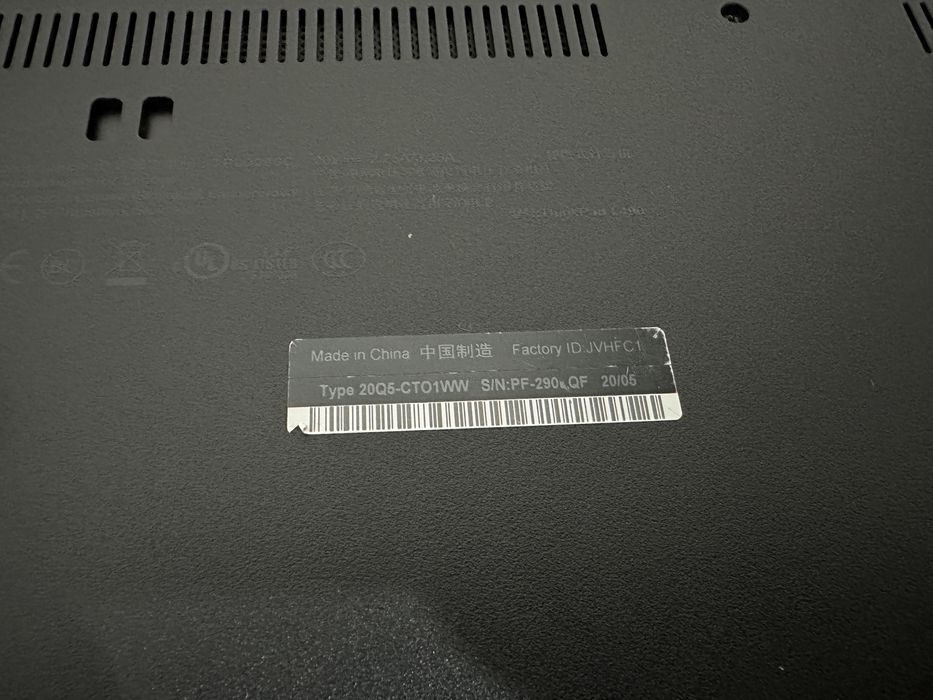 Lenovo thinkpad  L490 i7/16 gb / m.2 512gb