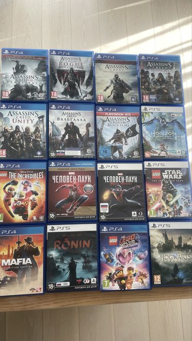 Диски Sony Play Station  4, Play Station5