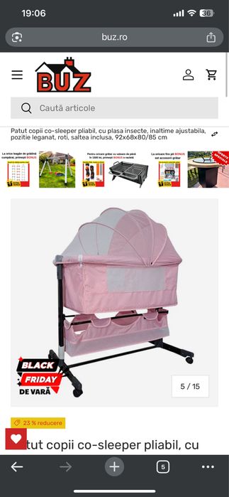 vand patut bebe roz nou nout