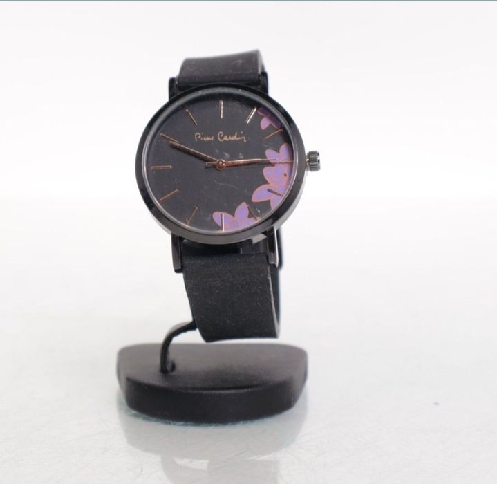 set cadou dama femei ceas analog floral elegant bratara pierre cardin