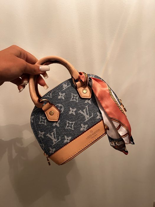 geanta mini LV din denim