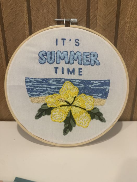 Gherghef brodat manual – “It’s Summer Time”
