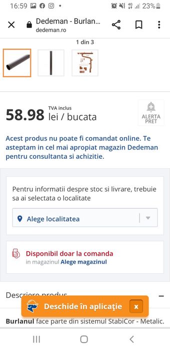 Burlane pluviale 1m diam 80 6 bucăti rămase