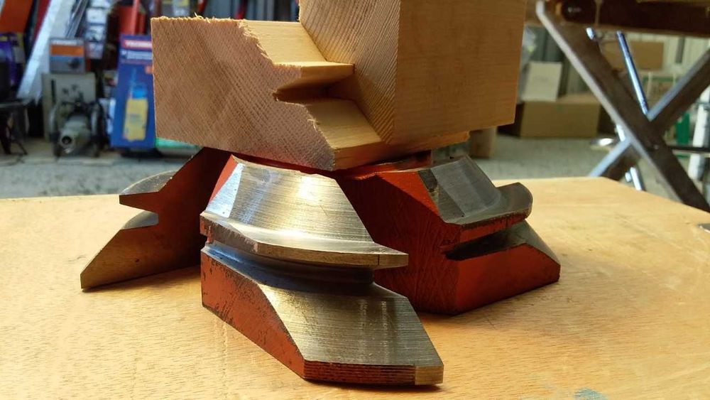 Freza cu profil inclinat 45° pentru imbinari de colt cod IC45