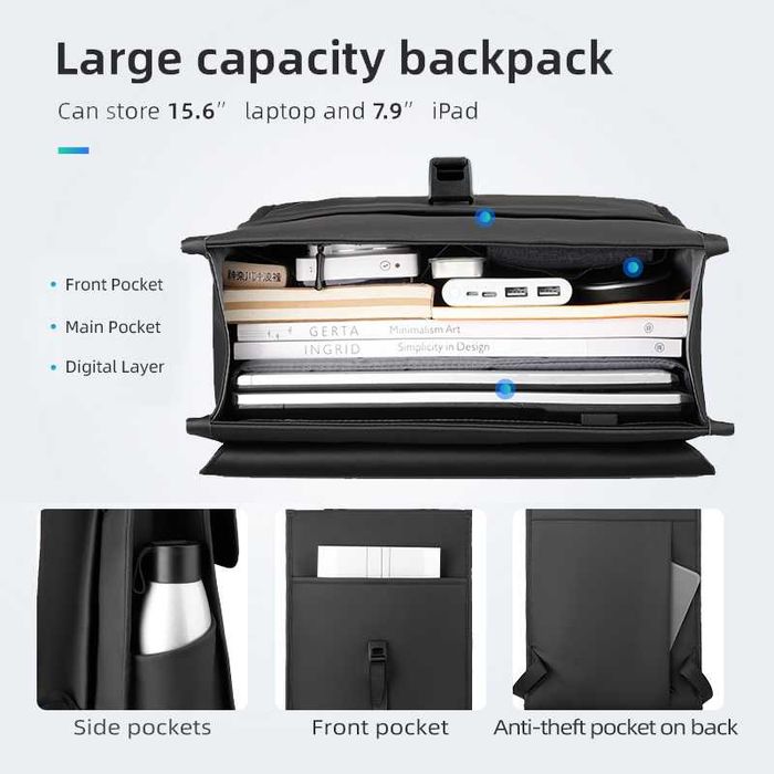 Рюкзак мужской для ноутбука  MR1611 
Бренд: MARK RYDEN