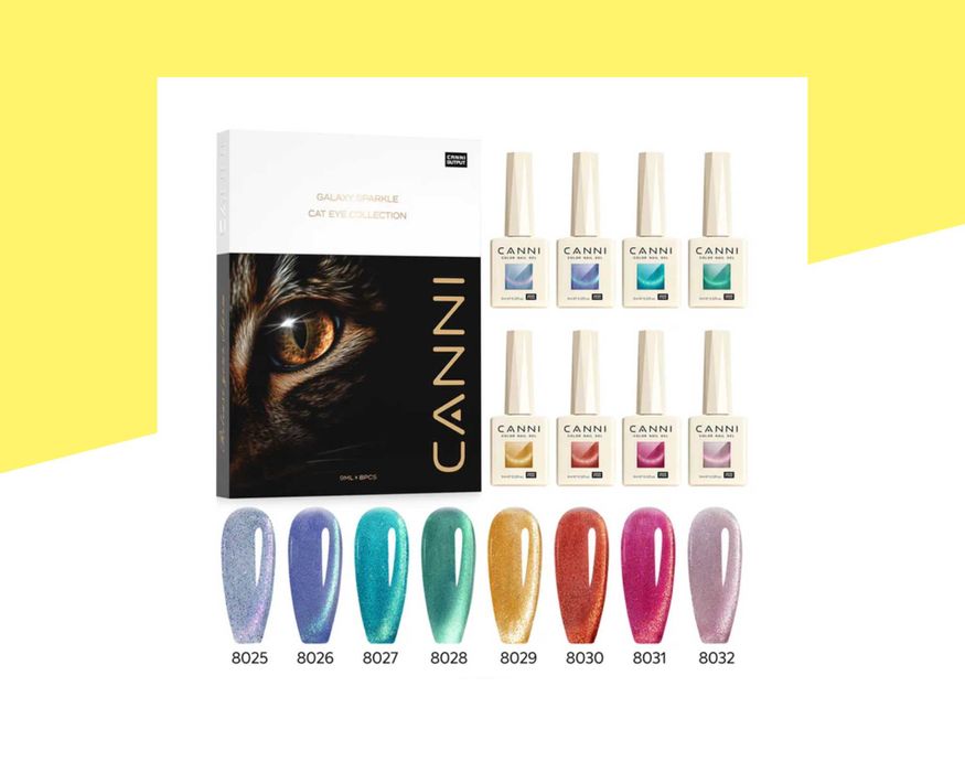 Професионален хипоалергенен гел лак котешко око - CANNI – 9 мл.