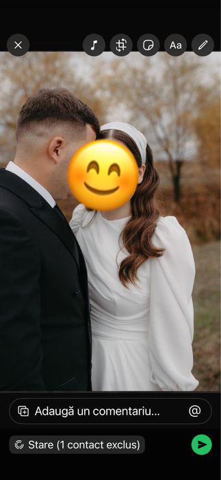 Rochie mireasă decentă