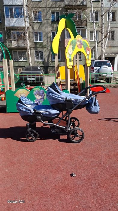 Коляска для двойни Bebetto 42