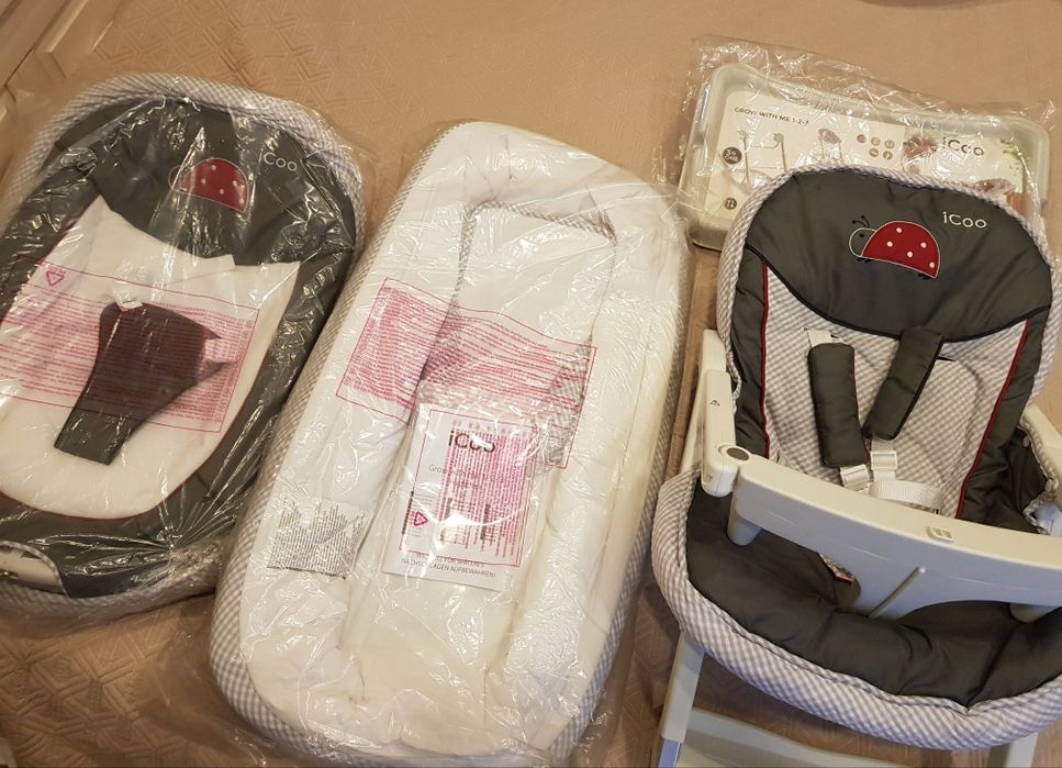 icoo 3 в 1 : люлька,стульчик и шезлонг