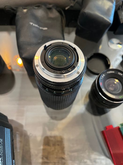 Camera de filmat ,blitz ,obiective