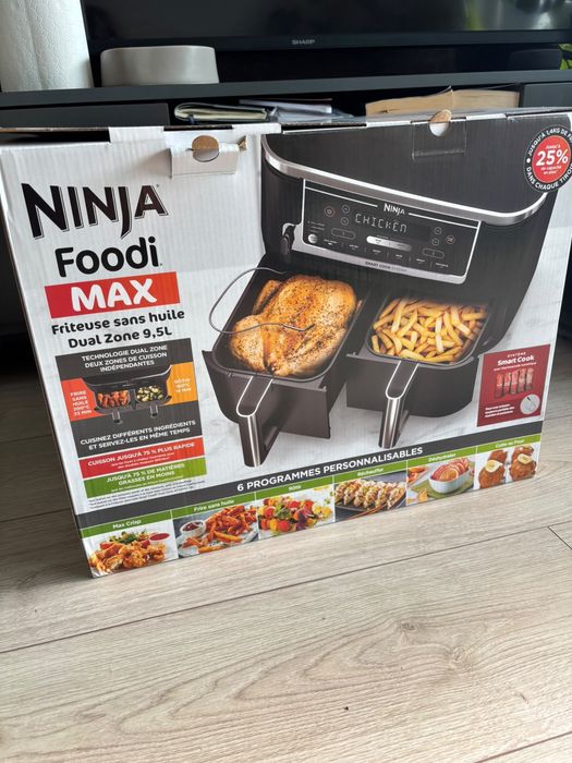 Air Fryer Ninja Foodi MAX Friteuse Dual Zone 9.5L - Noua | Smart Cooking