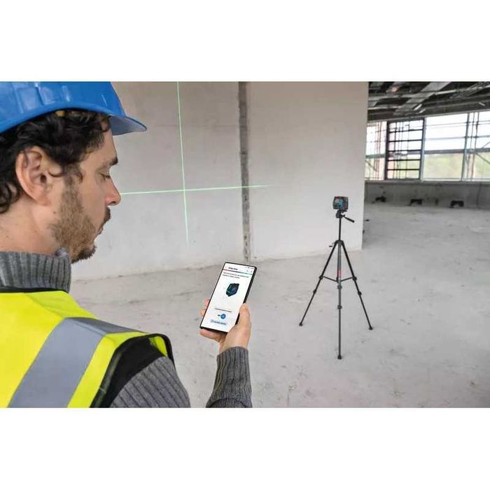 Лазерен нивелир линеен и точков BOSCH GCL 12V-50-22 CG