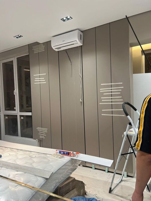 Бамбуковый панель Установка