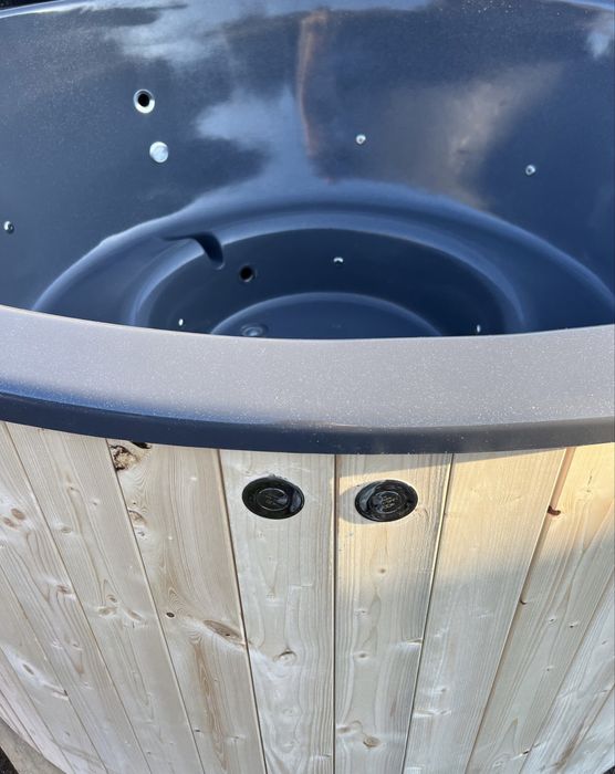 Ciubar Lux din fibra de sticla - Gri Perlat 8-10PRS/225cm Diametru/tub