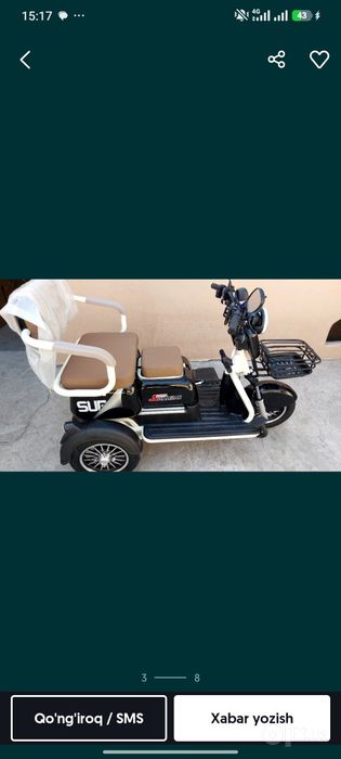Elektron skuter sotiladi pul zarur
