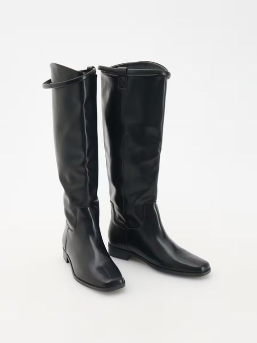 Cizme lungi inalte piele naturala noi Reserved 37,5