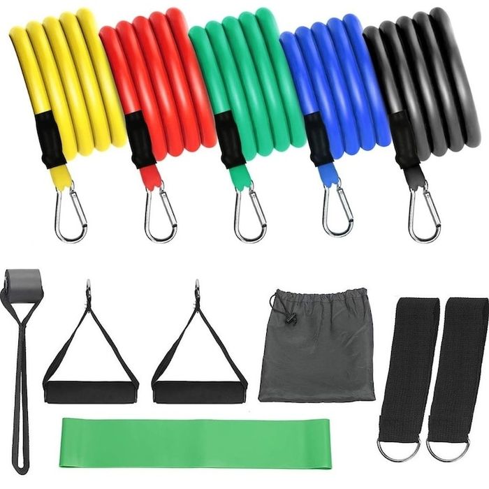 Супер оферта!Голям спортен комплект от ластици за упражнения (нови)..