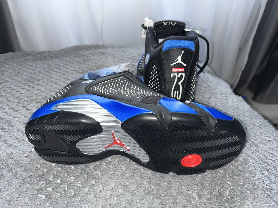 Air Jordan 14 Retro Supreme Black/Royal