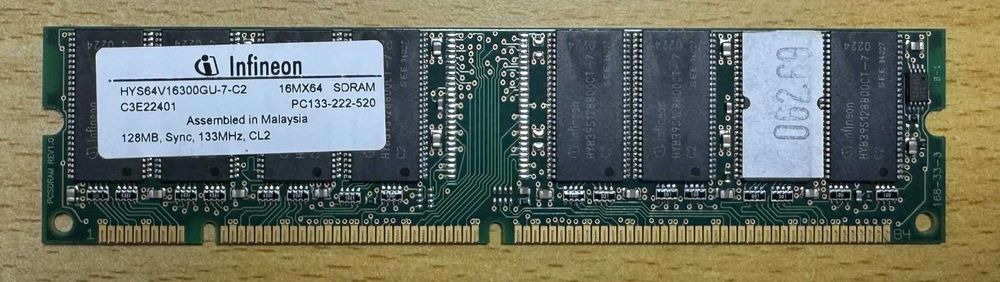 РЕТРО RAM ПАМЕТ ОТ 64MB ДО 512MB ЗА СТАРИ КОМПЮТРИ