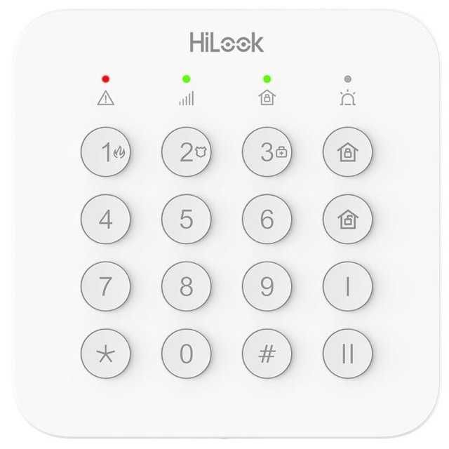 Sistem de Alarma Wireless Profesional Hikvision HiLook, ALARM-A201PS-Kit2-16WE, Wi-Fi, 16 zone wireless Nou