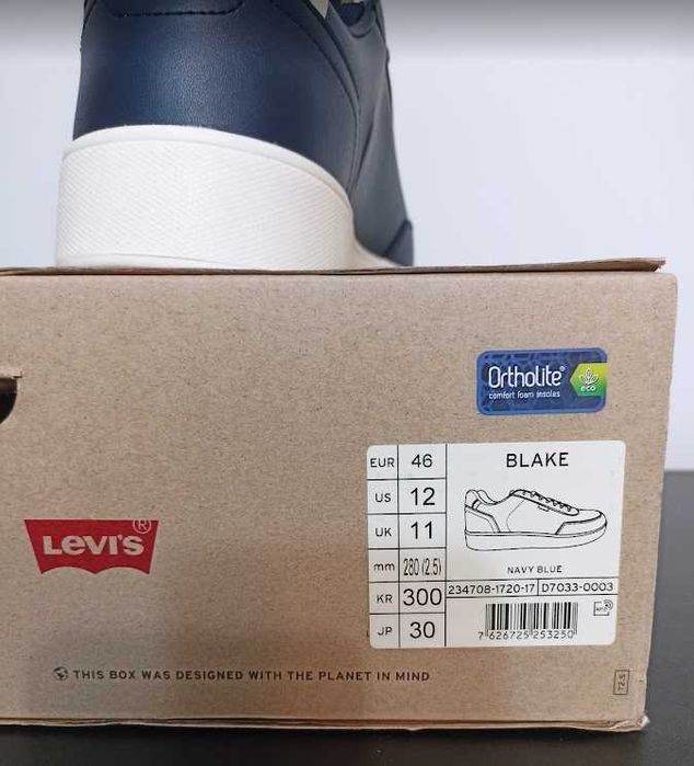 Levi's оригинални, естествена кожа, номер 46