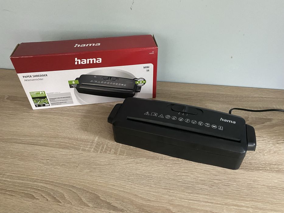 Шредер за документи Hama "Mini S6"