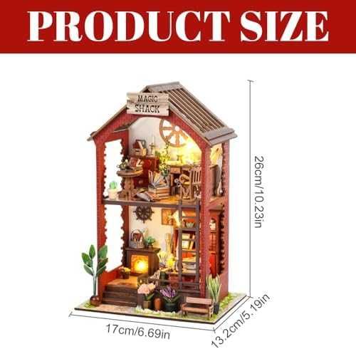 Нова Къща за сглобяване с осветление и мебели – творчески DIY сет дом