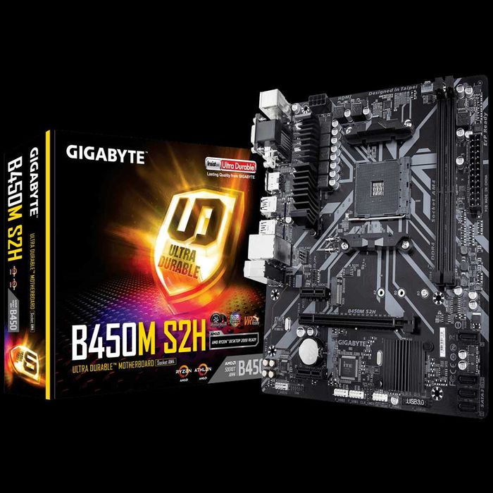 placa de baza am4 gigabyte b450m s2h