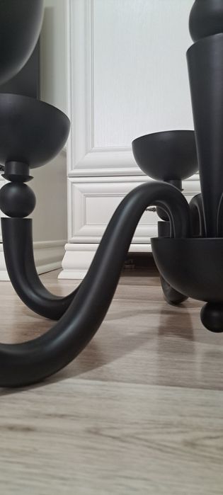 Candelabru Bon Bon SP6, negru, din metal