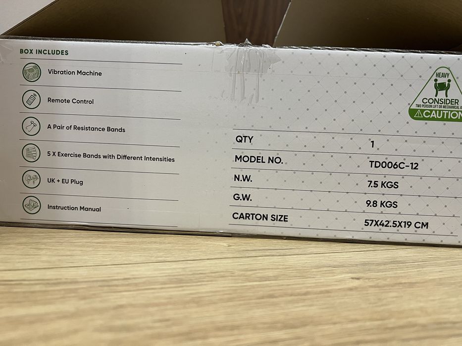 Виброплатформа за лимфен дренаж като нова