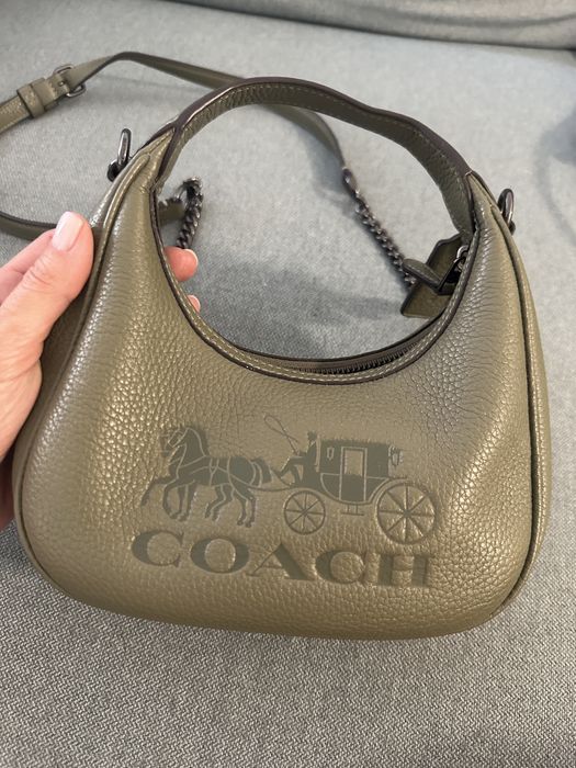 Geanta Coach khaki originala