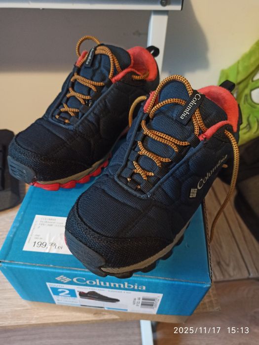 Pantofi copii COLUMBIA FireCamp3 WaterProof  Nr33 ,22cm impermeabili