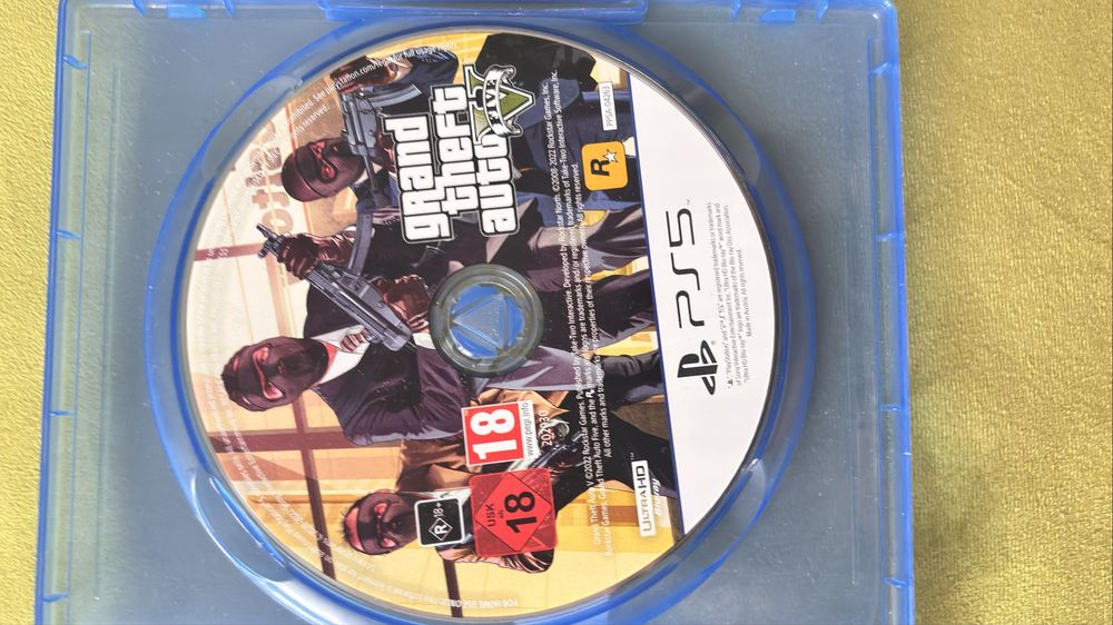 Диск гта 5 для Playstation 5