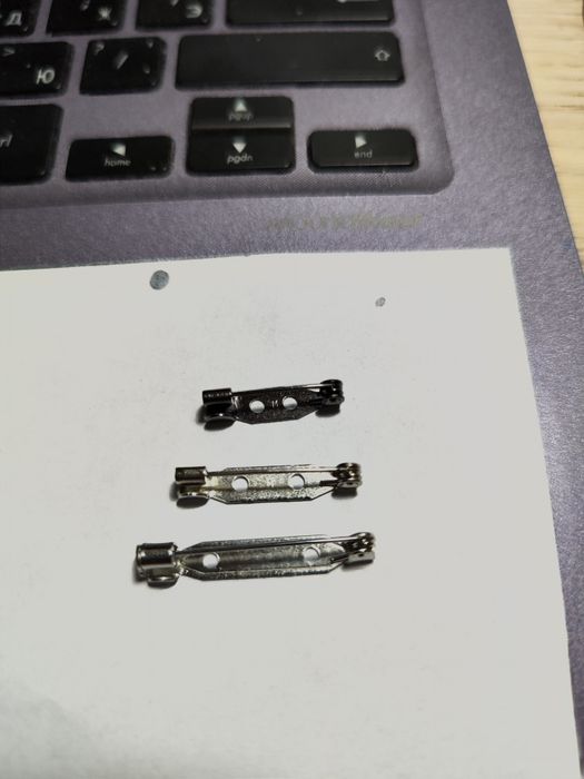 Японская булавка стальная