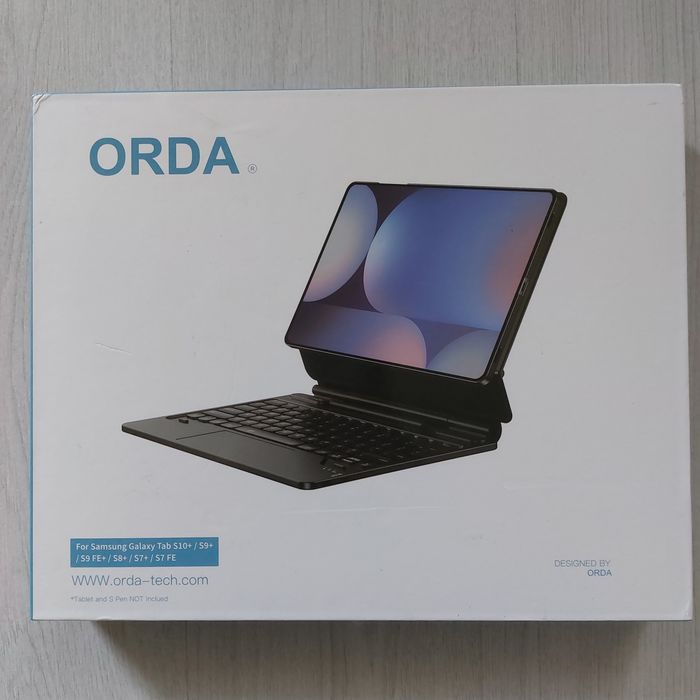 Професионален Магнитен Калъф с Клавиатура ORDA за Samsung Tab S10+/S9+