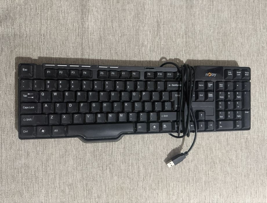 Tastatură nJoy GMK310, cu fir USB, neagră