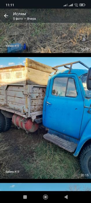 Газ 53 самосвал на ходу