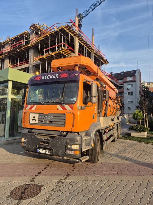 Отпушване на канали,Почистване на септични ями